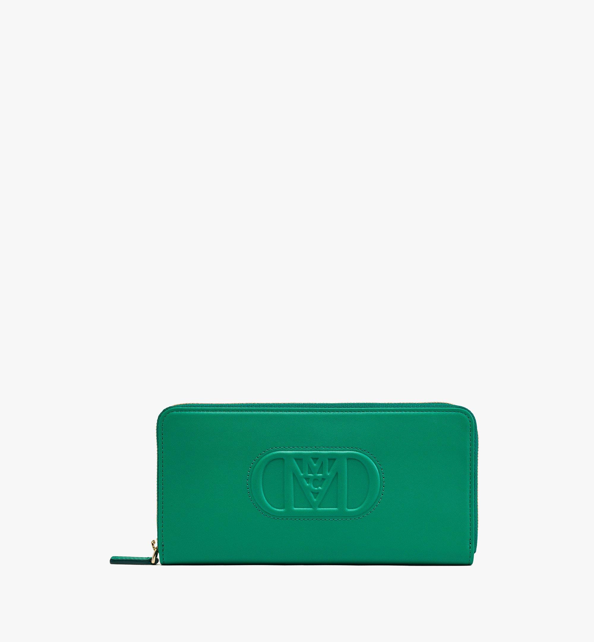 Portefeuille Mode Travia zippé en cuir Nappa espagnol 1